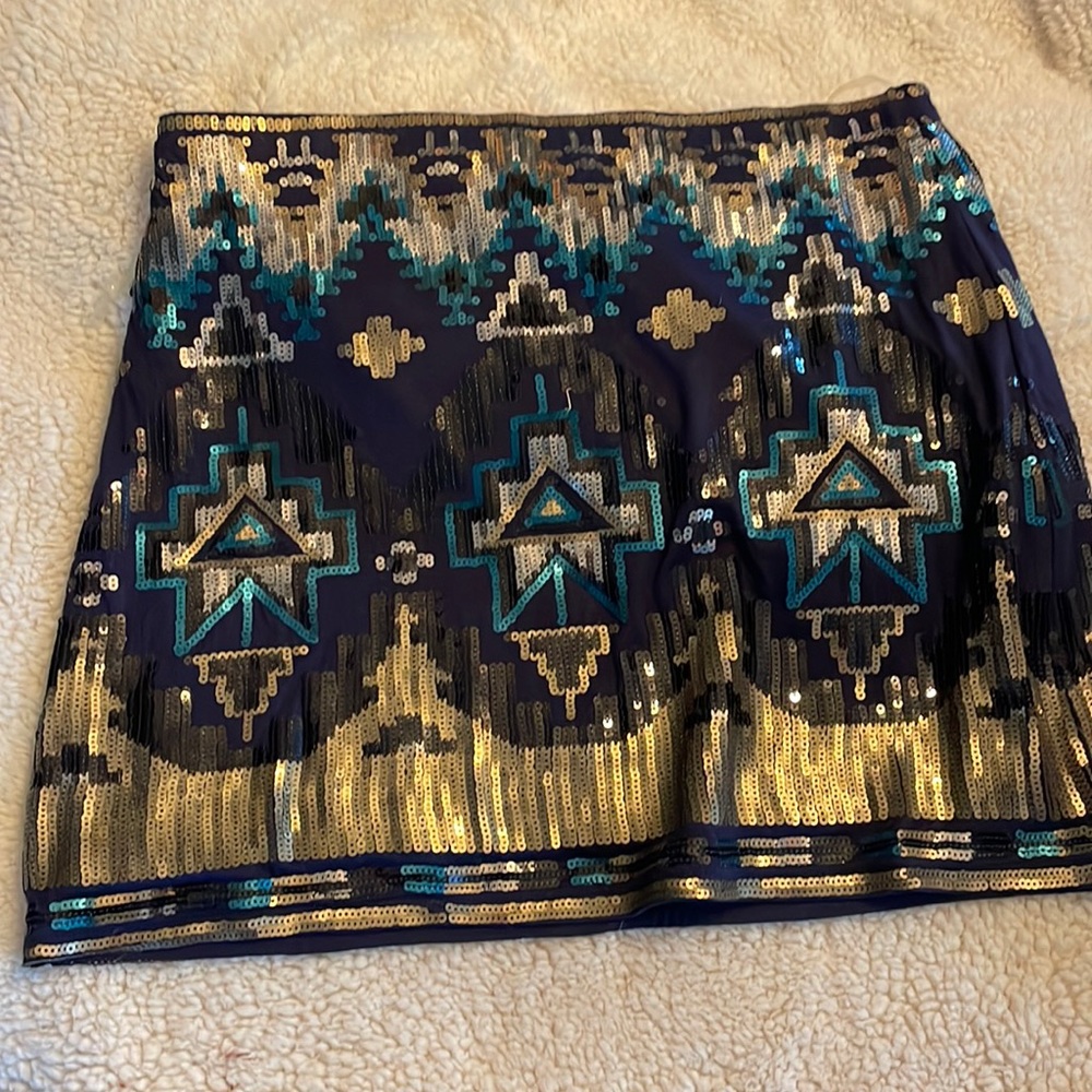 Beautiful sparkly mini skirt